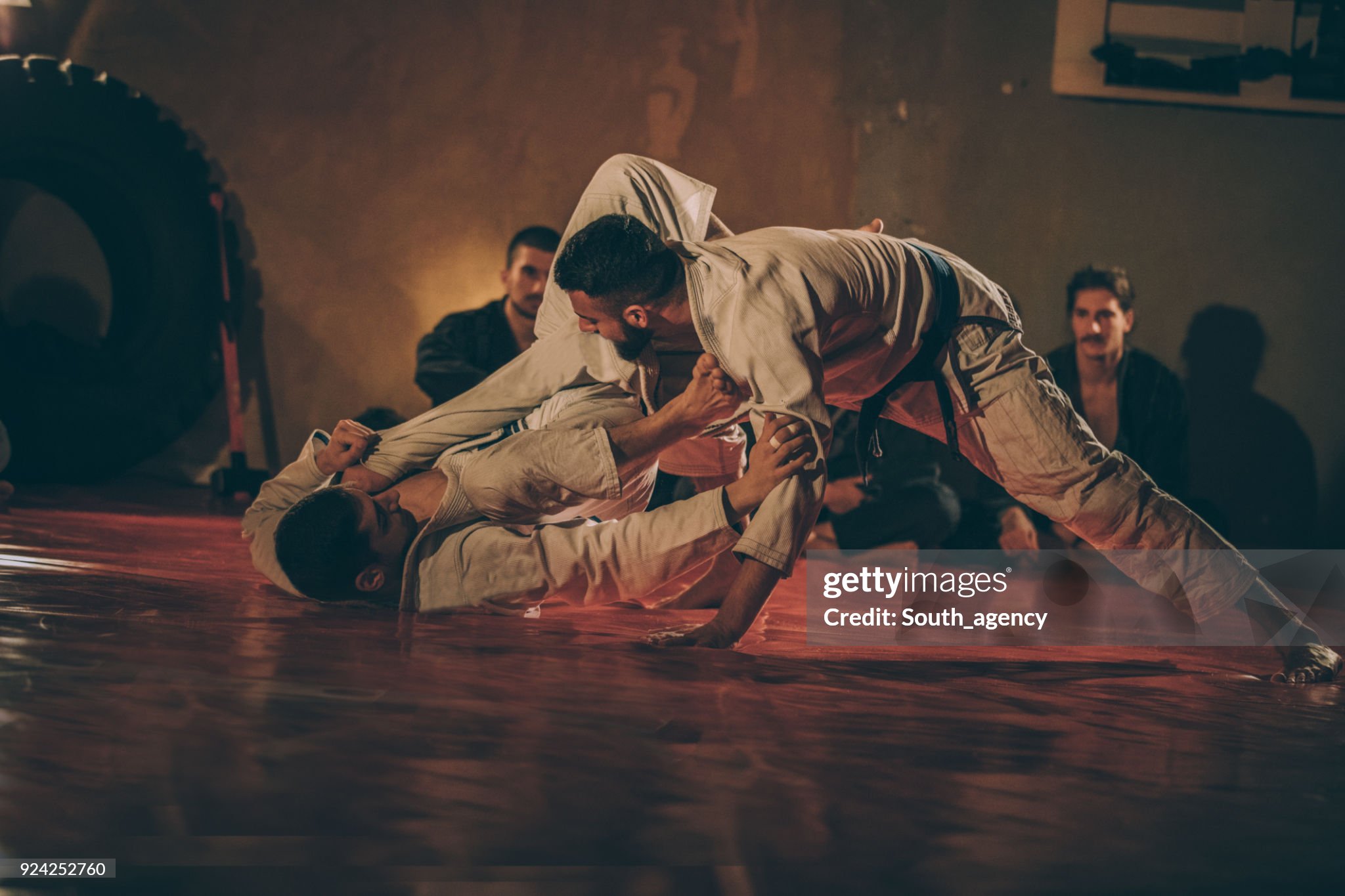 Clase de Jiu-Jitsu en acción